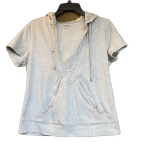 Comfort Zone light grey cotton hoodie